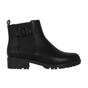 Miso Womens/Ladies Cojito Block Heel Ankle Boots / Black